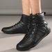 New Men's And Women's Boxing Shoes, Sanda Shoes, High Top Comprehensive Training Shoes, Wrestling Shoes, Long Boots, Boxing Shoes_vogvips.com