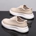 Men's Trendy Breathable Spring Summer White Sneakers Height Increase Casual Shoes Thick Sole Versatile_vogvips.com