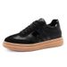 Retro Heightening Thick-soled Forrest Gump Shoes German Training Shoes Soft-soled Casual Board Shoes Heightening Small White Shoes Men_vogvips.com
