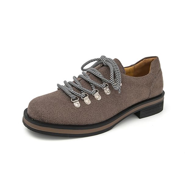 Unique Derby For Men Lace-up Leather British Style 2024 Autumn Winter New Large Size Casual Shoes_vogvips.com
