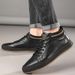 Invisible Mid-top Heightening Shoes Men's Breathable British Style Sot Sole Inner Heightening Men's Shoes Sports And Leisure Board Shoes_vogvips.com