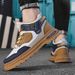European Warm Series Patchwork Martin Autumn Winter New Thick Sole Height Increasing Lace-up Outdoor Sports Leather Men's Boots_vogvips.com