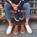 Fashion Men Shoe Casual Elastic Low Top Loafer Leather Shoe The Four Seasons Light Rubber Shoe Khaki Flat Business Shoe Designer Loafers_vogvips.com