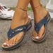 Summer Womens Sandals Orthopedic Flip-Flops With Arch Support Thick Sole Slippers Non-Slip For Daily Wear Beach_vogvips.com
