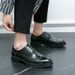 Large Business Dress Thick Sole Heightened Leather 38-46 Lace Up British Style Groom Wedding Shoes Men's_vogvips.com