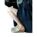 2025 New French Style Hidden Wedge Half Slippers For Women Summer Outdoor Closed-Toe Sandals Flat Mary Jane Shoes_vogvips.com