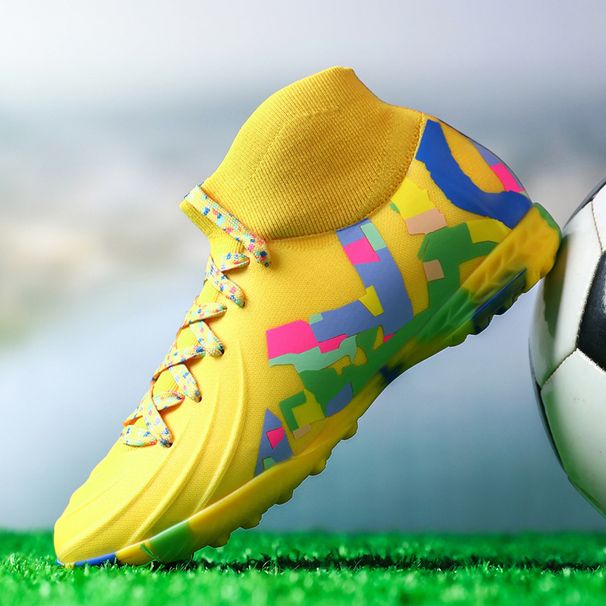 Youth soccer shoes Student lawn spikes men's and women's shredded nails shade training shoes_vogvips.com