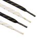 Single Twill Wire Polyester Flat LACES Small White Shoes Casual Board Shoe Rope_vogvips.com