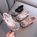 Girls' Single Shoes Spring And Autumn New Color Diamond Bowknot Small, Medium And Large Children's Dance Shoes Performance Shoes_vogvips.com