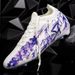 New Chinese Style Purple Ink Painting Student Youth Low Top Long Nail China-Chic Men's Football Shoes In Spring 2025_vogvips.com