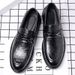 Business Formal Casual Men's Live Spring New British Style Work Cross-Border Large Size Slip-On Leather Shoes_vogvips.com