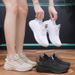 Women's Flying Weaving Summer Sports Shoes Versatile Anti Slip Breathable Lightweight Soft Sole Casual Shoes_vogvips.com