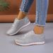 Large 2025 Winter New Sequin Cloth Sports Casual Women's Shoes Shallow Mouth Flat Bottom Round Head_vogvips.com