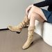 237-9G Suede French Long Over-the-Knee 2025 Autumn Winter New Women's Pleated Boots_vogvips.com