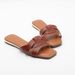 MS Women's Flat Slide Sandals - Breathable PU Leather Casual Slip-On Shoes With Anti-Slip Rubber Sole For Beach, Vacation & Daily Wear_vogvips.com
