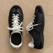 Super Popular Ballet Style German Training Shoes, Retro Lace Up Soft Soled Forrest Gump Shoes, White Shoes, Versatile Breathable Casual Board Shoes_vogvips.com