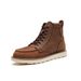 European Warm Series 875 Work American Martin Leather Shoes British Style Mid-top Men's Yellow Boots_vogvips.com