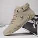 Autumn Winter New Couple Fashion Short And Women Octopus Leather Large Size Outdoor Martin Boots Men_vogvips.com