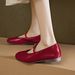【Soft Sole And Soft Upper】Cameido Comfortable Flat Ankle Strap Shallow Single Shoes For Women, Autumn Round Toe Mary Jane Shoes_vogvips.com