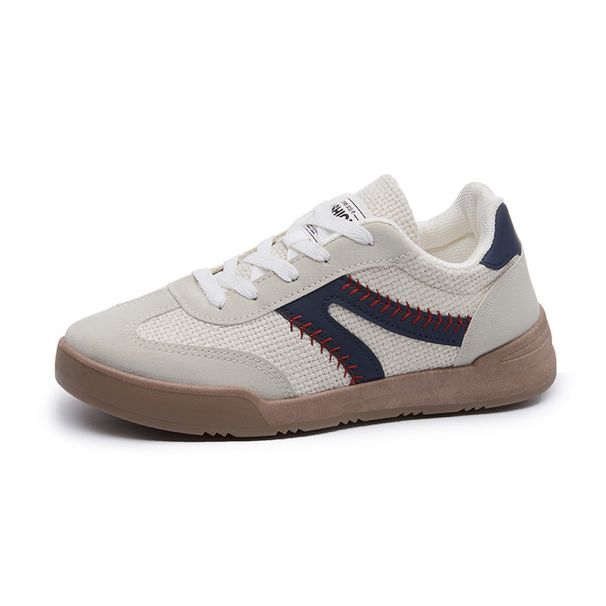 26 Model Women's And Men's White Sneakers With Good Breathability And Casual Design_vogvips.com