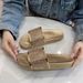 Fashion Non-Slip Wear-Resistant Soft Sole Korean Style Rhinestone Women's Sandals Outdoor Casual Versatile Slippers_vogvips.com