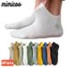 4 Pairs Man Cotton Short Socks Fashion Breathable Mesh Men Comfortable Casual Ankle Sock Pack Male Street Fashions_vogvips.com