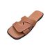 Korean-Style Open-Toe Square-Head Cross-Strap, 2025 Summer New Trendy's Shoes, Fashionable Beach Sandals For_vogvips.com