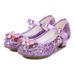 Glitter Party Shoes For Dance & Special Occasions – Shimmer PU Ballet Flats With Soft Anti-Slip Sole, Adjustable Hook Loop Strap (White/Red/Pink/Gold)_vogvips.com