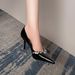 2025 Autumn Plus Width Rhinestone Floral Pointed Toe Stiletto Patent Leather High Heels 32-43 Large Size Wedding Shoes_vogvips.com
