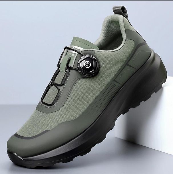 Athletic Shoes Men's Shoes Four Seasons Comfortable Thick Bottom Rotating Button Sports Shoes Men's City Outdoor Leisure Shoes Hiking Shoes_vogvips.com