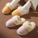 New In Autumn And Winter! Fleece Warm Cotton Mop Thick-bottomed Plush Male And Female Couples Warm Cotton Slippers For Indoor And Outdoor Use_vogvips.com