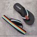 Women's Shoes Muffin Bottom Flip-flops Webbing Home Slippers Flip-flops Fashion Personalized Slippers Can Be Worn Outside Slippers Beach Slippers_vogvips.com