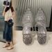 Cooling Korean Crystal Sandals For Women, Chunky Heel Soft-soled Jelly Shoes, Fashionable Internet Celebrity Non-slip_vogvips.com