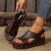 2025 New Women's Summer Thick Bottom Large Velcro Fish Mouth Sandals_vogvips.com