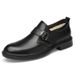 Dress Gentleman Banquet Wedding Leather Shoes Buckle Casual Velvet Men's Shoes_vogvips.com