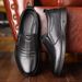 Spring New Top Layer Cowhide Casual With Soles Soft Surfaces, Comfortable Men's Shoe Covers For Middle-aged And Elderly_vogvips.com