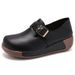 Genuine Spring And Autumn New Thick-soled Leather Sho, Versatile, Fashionable, Casual, Trendy, Lightweight Women's_vogvips.com