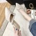 Korean-style Closed-toe Slippers Women, Summer 2026 New Model, Pointed-toe Stiletto High-heeled Sandals, Half-slippers_vogvips.com