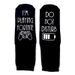 Mid-tube socks cotton socks sole letter non-slip glue creative game socks_vogvips.com