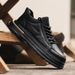 European Warm Series Autumn Breathable Korean Style Casual Leather Panel Shoes Men's British Work Low-top Martin Boots 2025 New Model_vogvips.com