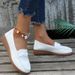 2022 Summer New European And American Style Large Size Wom's Thick-Soled Loafers Round-Toe Casual Shoes For_vogvips.com