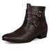 European Warm Series Leather High-top Martin British Business Pointed Casual Men's Boots Large Size_vogvips.com