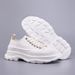 Simple White Thick-soled Canvas Shoes, Breathable Material, Soft And Elastic Outsole, Unisex_vogvips.com
