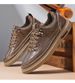 Winter New Cotton Boots 2025 Men's Fashion And Versatile Low-top Leather Shoes Flat Board Shoes For Men_vogvips.com