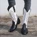 Women Boots Knee High Boots Heel Boots Women Ankle Boots Autumn Winter Short Boots Autumn Winter Women S Martin Mid Calf Embroidered Ethnic Style Fas_vogvips.com