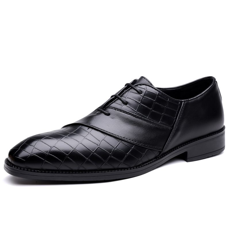 Unbeatable Quality 2025 Plus Size Leather Men's New Casual Business Formal Wear British Korean Version Pointed Shoes_vogvips.com