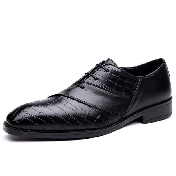 Unbeatable Quality 2025 Plus Size Leather Men's New Casual Business Formal Wear British Korean Version Pointed Shoes_vogvips.com