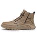 Martin Boots Men's Shoes High-top Tooling Boots Men's Mid-top Trendy Leather Boots Men's Thick Soles_vogvips.com