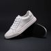 Summer Cowhide Casual Versatile Board Fashionable Low Top White Shoes, Trendy And Comfortable Korean Version Men's Shoes_vogvips.com