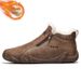 Men's Shoes Autumn High Top Men's Cotton Shoes Work Trend Brand Work Wear Shoes Trendy All Match Outdoor_vogvips.com